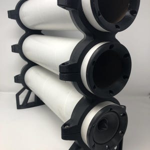 Tube Speaker set - Project Plans - 3D Printed (Digital Download) – full range, inclucing mount as shown in .STL Format  BOM included PDF