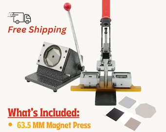 Kit per macchina per la produzione di magneti: 2,5"x2,5", 1000 materiali magnetici