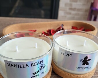 Christmas Scented Soy Wax Candle Gift for Her