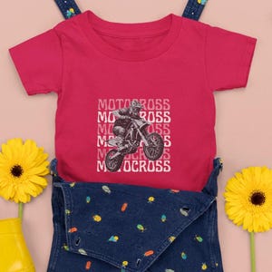 Infant Motocross Tee, Dirtbike T-Shirt, Baby Dirt Bike Shirt, Moto cross Tee, Dirtbike Baby Clothes