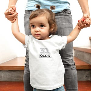Esteban Ocon Inspired F1 Infant T-Shirt, Haas F1 Racing Style Toddler Tee, Motorsport Clothing, Ocon F1 Fan Baby Shirt,  Racing Baby Tee
