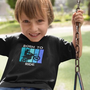 Motocross Kids Softstyle Tee, Dirt Bike Children&#39;s T-Shirt, Motocross Tshirt, Boys Girls Motorcycle Shirt, Kids Off-Road Racing Tee