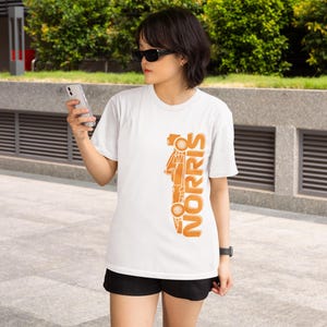 Norris Inspired F1 Racing Tee: Modern McLaren Fan Apparel