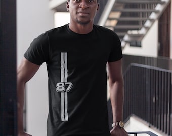 Bearman Inspired Motorsport Fan Tee: Driver #87 Cotton Shirt