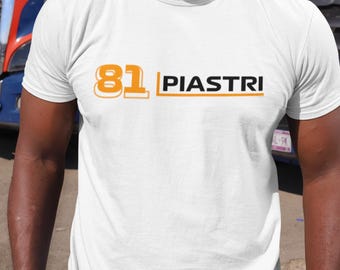 Oscar Piastri Motorsport T-Shirt: Motorsport Fan Cotton Tee