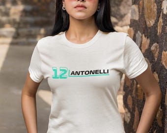 Antonelli Inspired Motorsport Fan T-Shirt: Motorsport Racing Cotton Tee
