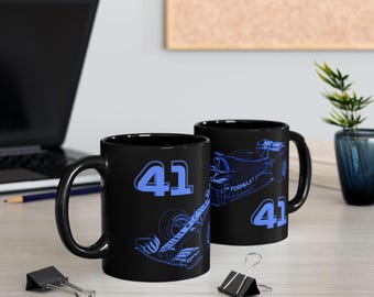 LIndblad Fan F1 Mug, Ceramic Race Car #55 Cup (11oz, 15oz)