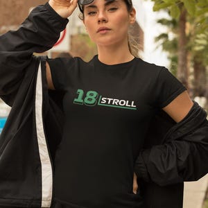 Lance Stroll Inspired #18 F1 Fan T-Shirt: Minimalist Motorsport Tee