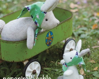 Parsnip and Sable Rabbits Pattern