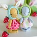 Rhubarb Wee Rabbits Pattern - Etsy