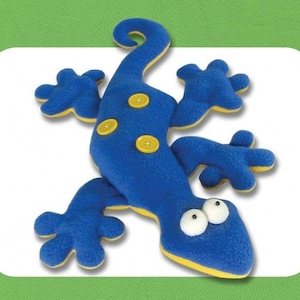 Gertie Gecko Heat Pack or Soft Toy Pattern