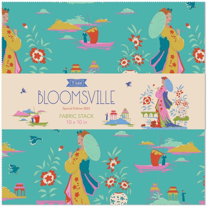 Tilda Bloomsville 10" Fabric Stack