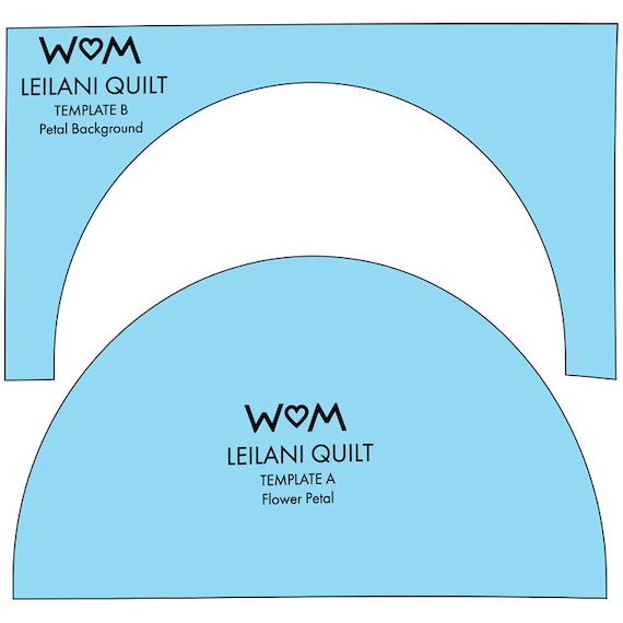 Leilani Quilt Pattern and Templates Leilani Quilt Pattern and Templates