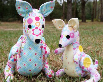 Hop and Skip Kangaroos Pattern