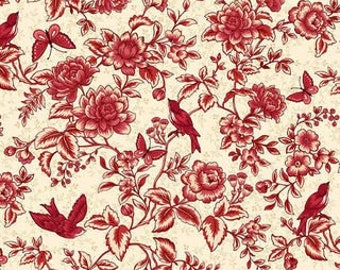 Tarrytown Floral Toile by Michelle Yeo - Fat Quarter (.25m)