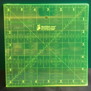 Quilters Ruler - 6.5&quot; x 6.5&quot;