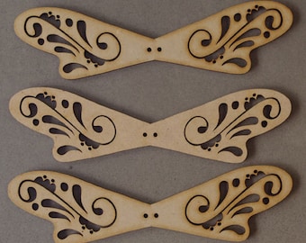 Wooden Laser Cut Angel Wings