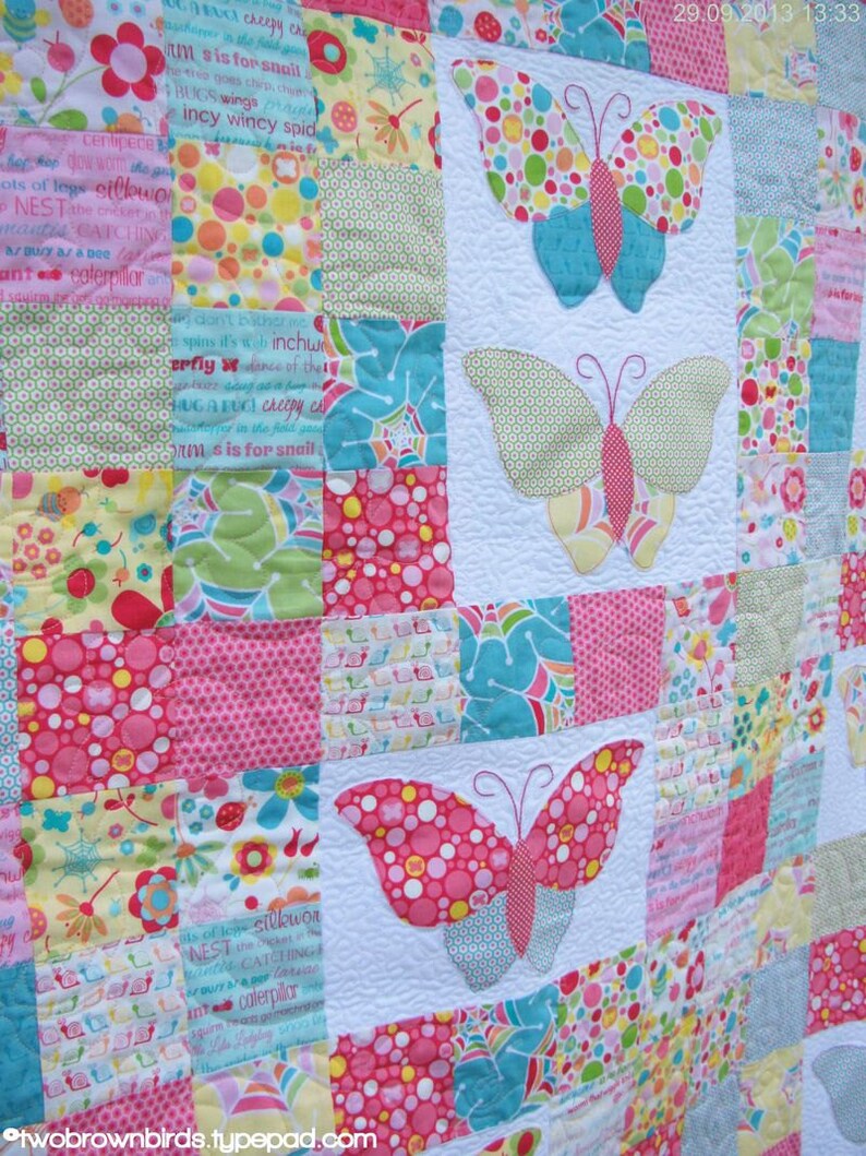 Flutter by Butterfly Quilt Pattern - Etsy