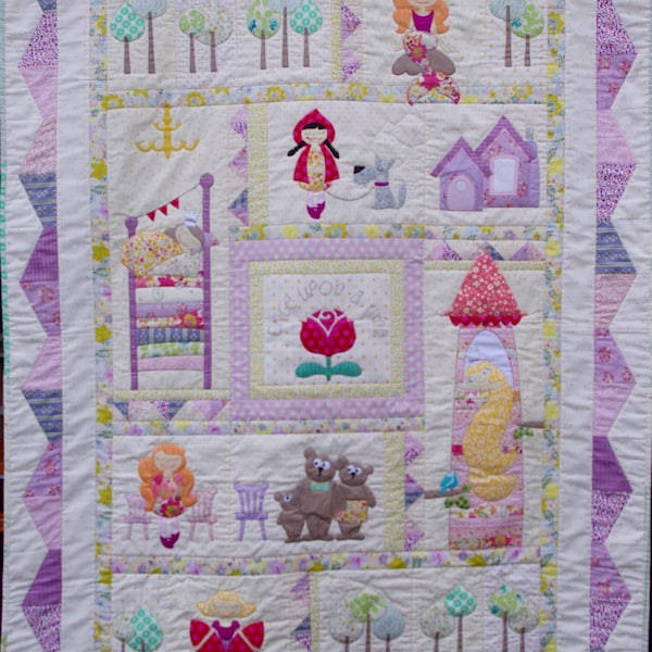 Betime Stories Applique Quilt Pattern