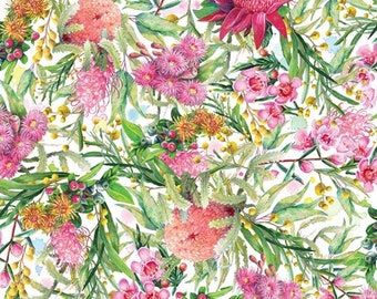 Carlie Edwards Collection - Wildflowers on White