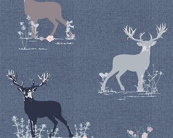 Chapter Four: Eclectic Intuition by Katarina Roccella for Art Gallery Fabrics - Dear Deer - Fat Quarter (.25m)