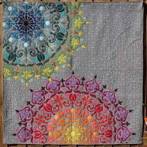 Mandalicious Quilt Pattern or Pattern and Templates Set