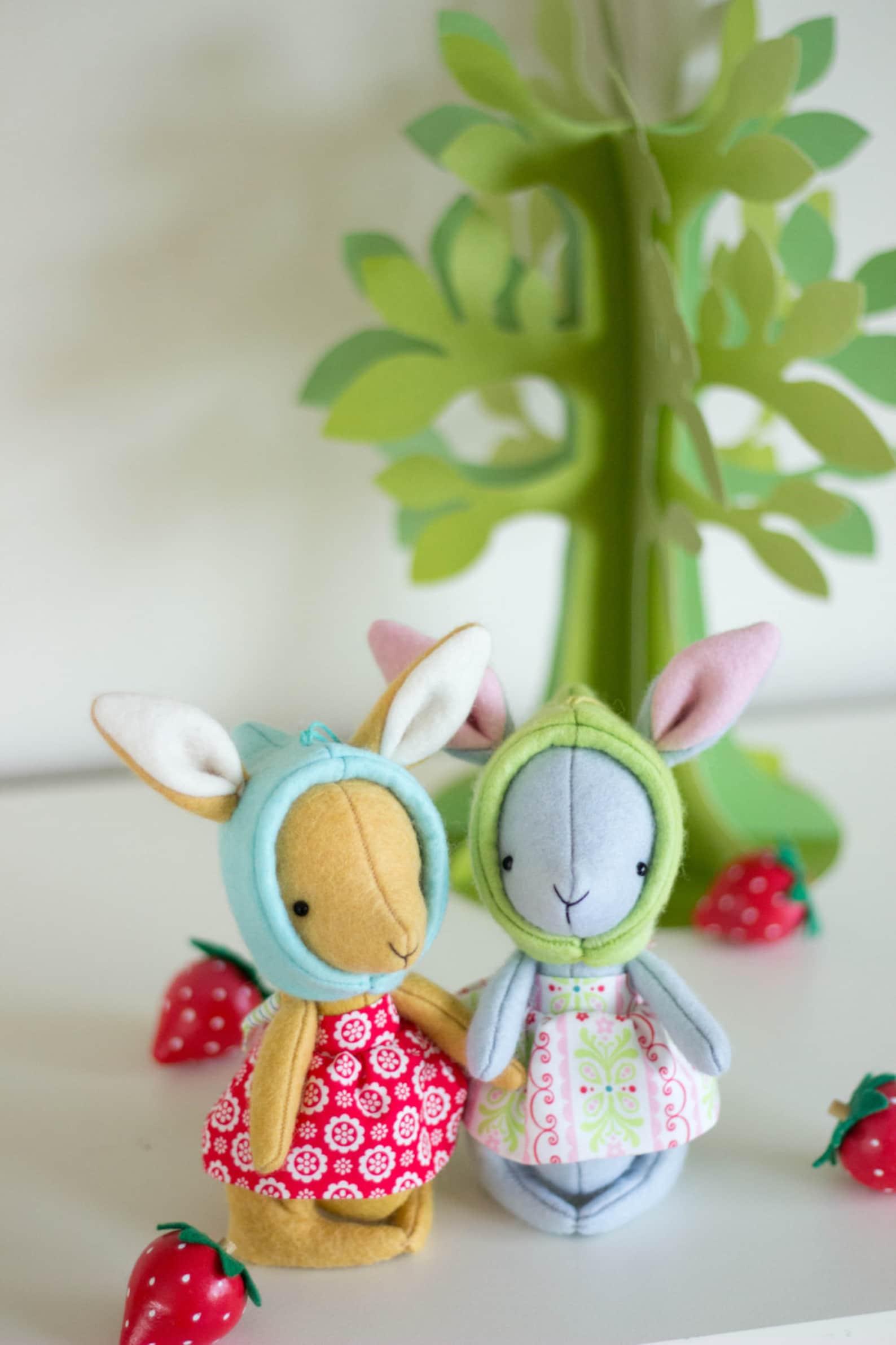 Rhubarb Wee Rabbits Pattern - Etsy