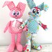 Rupet And Piper Rabbit Buddies pattern - Etsy Portugal