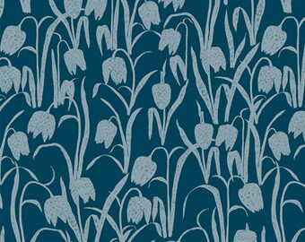 Fritillaria Watercress- Reimagined Landscapes - Jen Hewett for Ruby Star Society - Fat Quarter (0.25m)