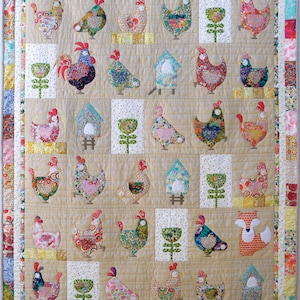 Hen House Applique Quilt Pattern