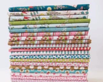 Out & About Fat Quarter Bundle - by Natalie Bird for Devonstone Collection