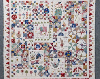 Sunshine & Lollipops Quilt Kit - Homespun Block of the Month 2024