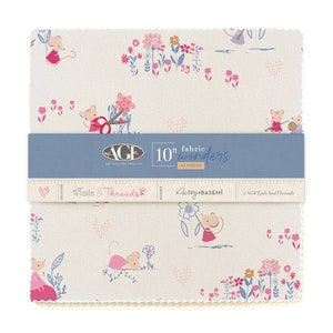 Tails and Threads Fabric Wonders 10" Squares - 42 Pieces Each