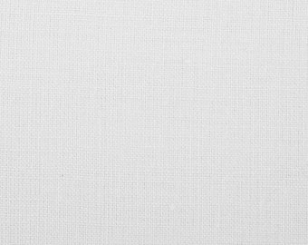 Hanky Linen White -  50 cm (19") x 137cm (53")