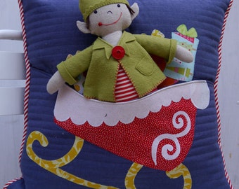 Elfie Jones Elf and Cushion Pattern