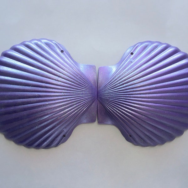 Custom Mermaid Seashell Bra any color MADE TO ORDER