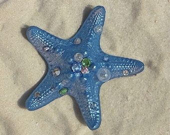 Ocean Blue Fantasea Starfish Hair Clip