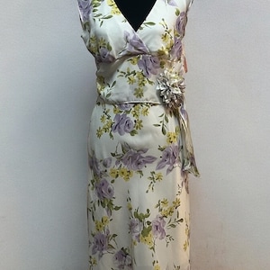 Vintage Y2K flower print dress