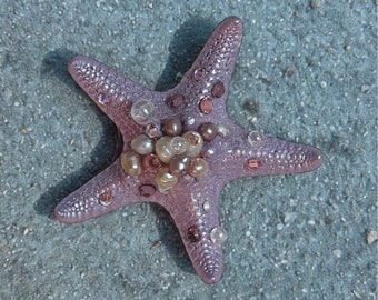 Lilac Fantasea Starfish Hair Clip