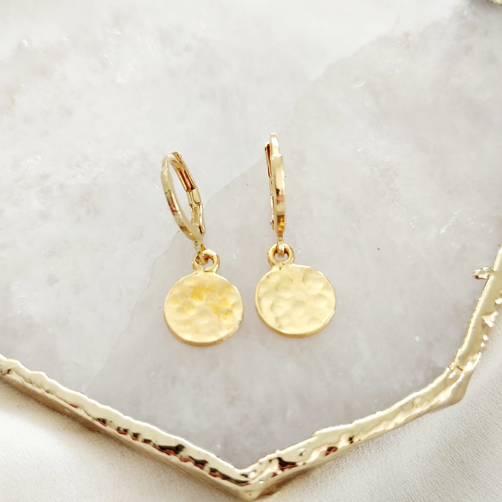 Gold Coin Huggies - Etsy display picture 1