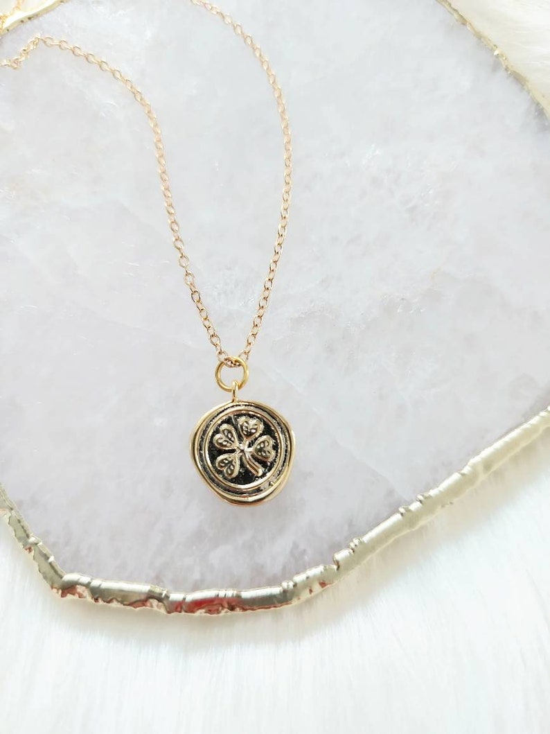Good luck coin necklace Clearance