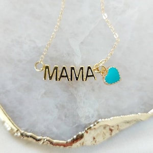 Gold Name Necklace, Letter Necklace, Mama Necklace, Gold Mummy Necklace, Personalised Necklace, Mothers Day Gift, Gift for Mum Jewellery