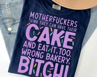 Wrong Bakery Bitch Sublimation PNG, Funny Adult Humor Digital Download