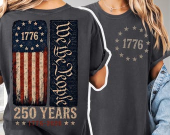 250 anni di bandiera americana patriottica PNG, effetto invecchiato, download digitale per sublimazione