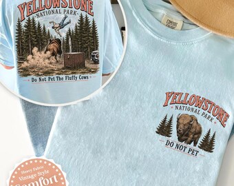 Do Not Pet The Fluffy Cows PNG, Camping Digital Download, Funny Bison Graphic