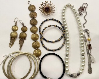 Lot of Vintage Jewelry, Peruvian, Artisan and more