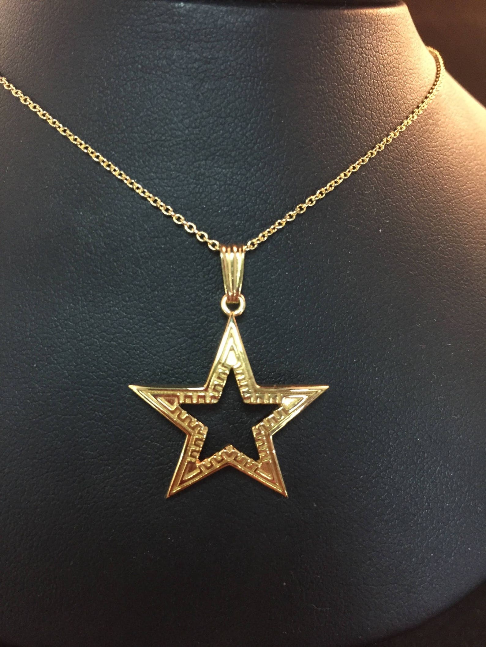 P.E.O. Star Necklace 14k Gold Over Sterling Silver - Etsy