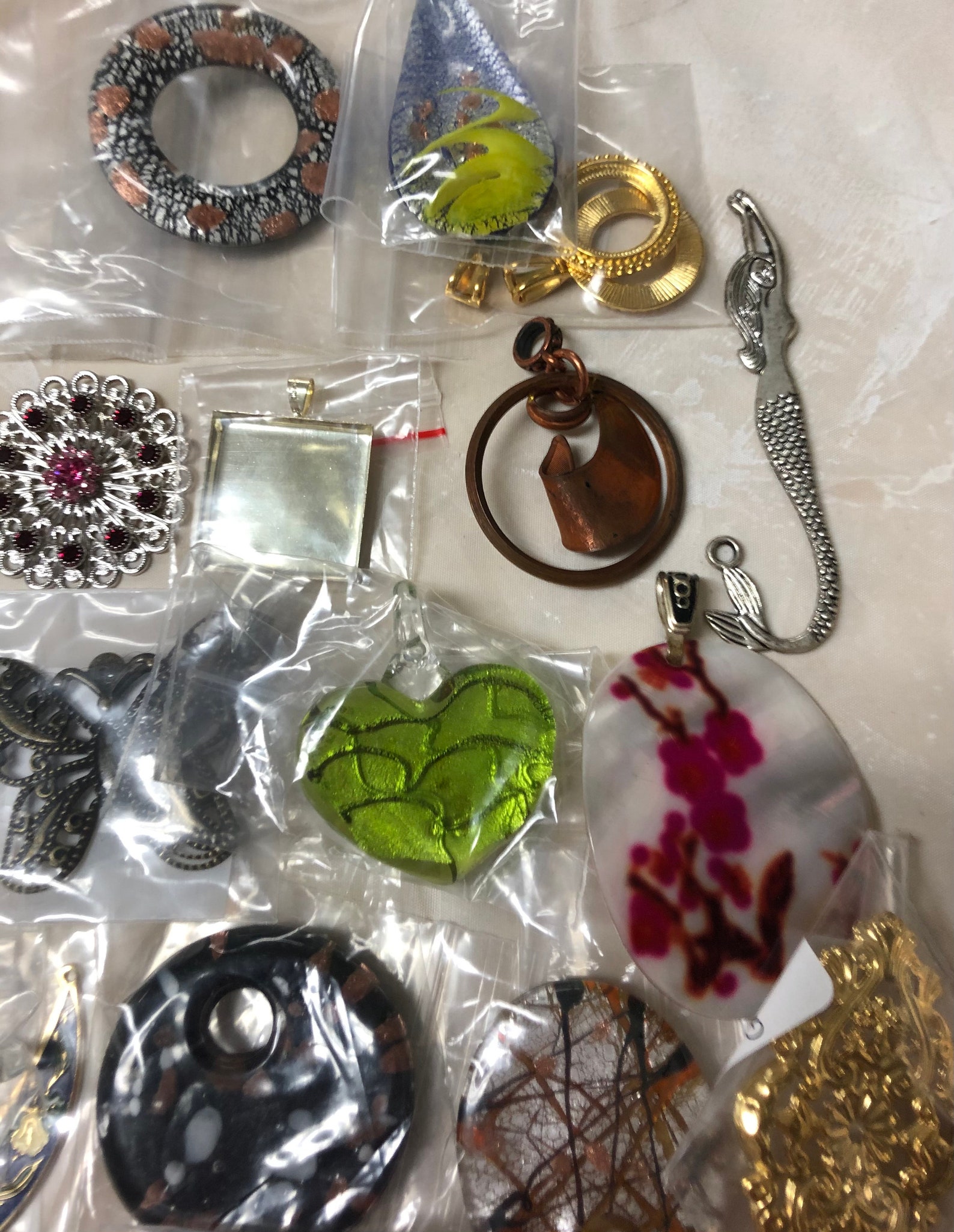 Jewelry Making Supplies Pendants Lot 220 Etsy