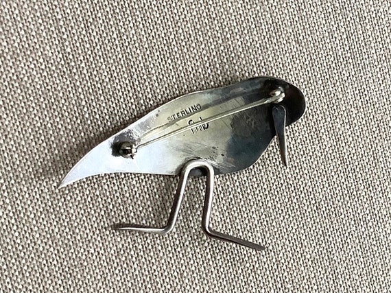 Frances Holmes Boothby Modernist Bird Brooch RARE - image 4