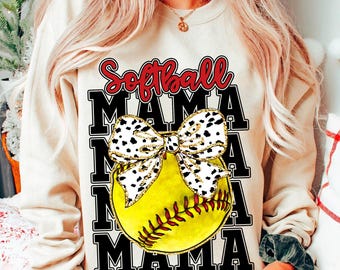 Retro Softball Mama Png, Game Day Softball Coquette PNG, Softball Bow Png, Softball Mama Png, Softball Mom Png, Softball Png